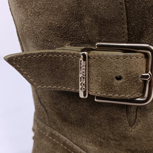 Jimmy Choo Women's Youth II Caper Green Suede Ankle Boots - EU36/US6 - Picture 9 of 16